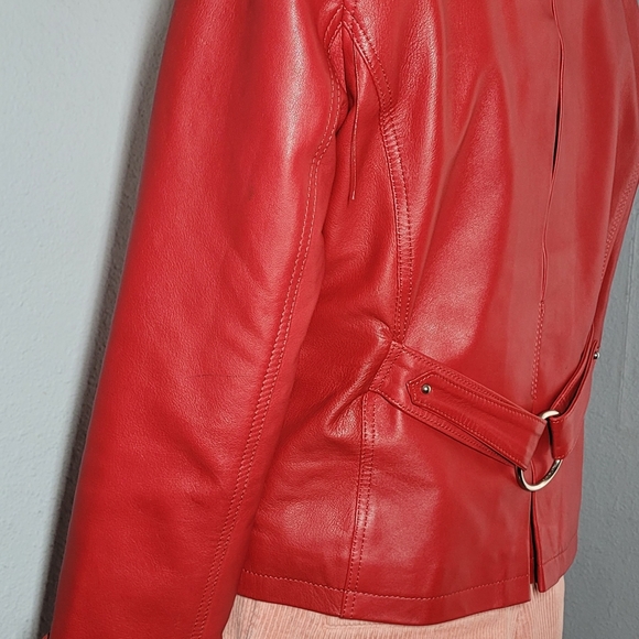 Gianna Lorenzi Women's Leather Jacket Lambskin ITALIAN. - Picture 6 of 16